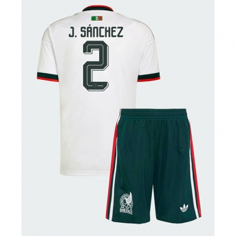 Billige Fotballdrakt Mexico Jorge Sanchez #2 Replika Bortedraktsett Barn VM 2026 Kortermet (med bukser)